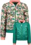 B.Nosy reversible bomberjack zomer B.Sunkissed van polyester groen lichtroze - Thumbnail 1