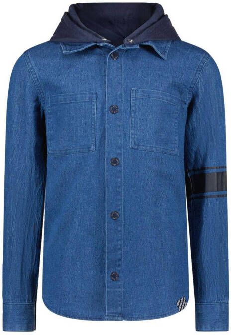 B.Nosy denim overshirt B.EAGER original denim Overhemd Blauw 122 128
