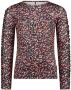 B.Nosy gebloemde longsleeve donkerblauw groen roze - Thumbnail 1
