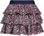 B.Nosy gebloemde rok donkerblauw groen roze - Thumbnail 1