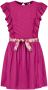 B.Nosy jurk B.Adorable met ruches fuchsia Roze Meisjes Polyester Ronde hals 140 - Thumbnail 1