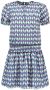 B.Nosy jurk B.Inspiring met all over print blauw multicolor Meisjes Polyester Ronde hals 146 152 - Thumbnail 1