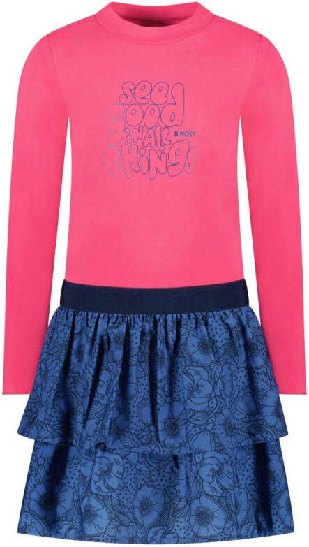 B.Nosy jurk roze blauw