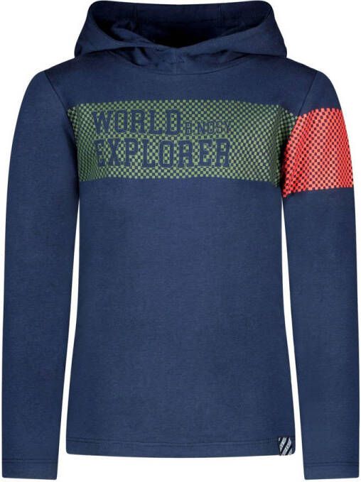 B.Nosy longsleeve met printopdruk donkerblauw