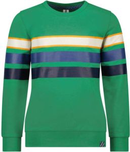 B.Nosy sweater B.Authentic met printopdruk groen