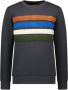 B.Nosy sweater B.READY met printopdruk antraciet Grijs Jongens Sweat (duurzaam) Ronde hals 98 - Thumbnail 1
