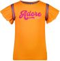 B.Nosy T-shirt B.Adorable met tekst oranje Meisjes Katoen (duurzaam) Ronde hals 110 - Thumbnail 1
