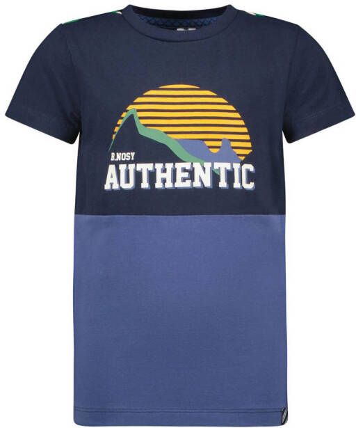 B.Nosy T-shirt B.Authentic met printopdruk blauw donkerblauw