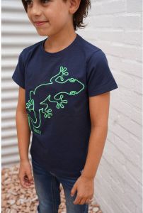 B.Nosy T-shirt B.Gecko met printopdruk donkerblauw