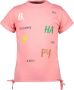 B.Nosy T-shirt met all over print roze Meisjes Stretchkatoen Ronde hals 122 128 - Thumbnail 1