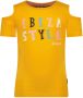 B.Nosy T-shirt met printopdruk oranjegeel Meisjes Stretchkatoen Ronde hals 122-128 - Thumbnail 1