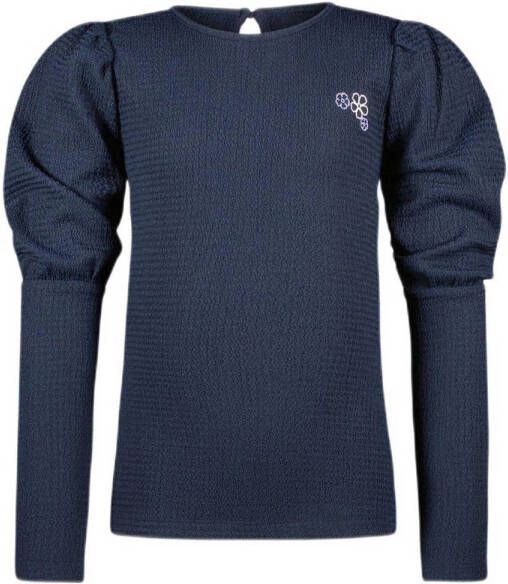 B.Nosy top B.DASHING donkerblauw Meisjes Polyester Ronde hals Effen 134 140