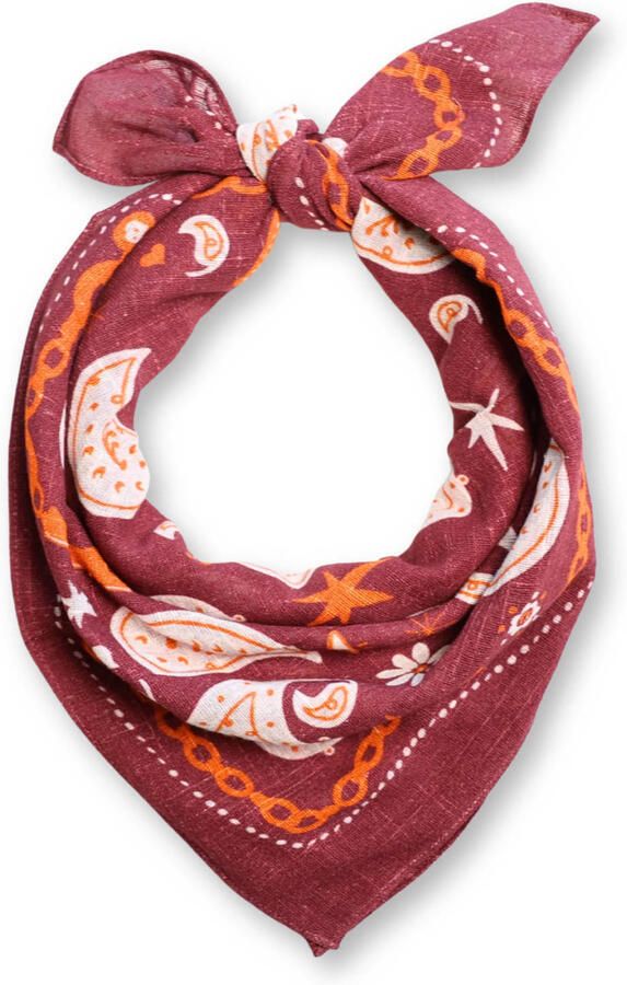 Bonnie Studios bandana bordeauxrood