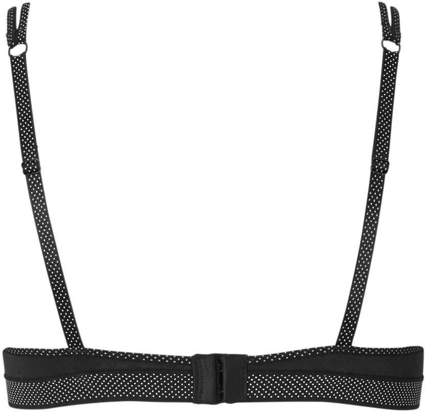 Boobs & Bloomers voorgevormde tienerbh zwart Meisjes Katoen Stip AA 65