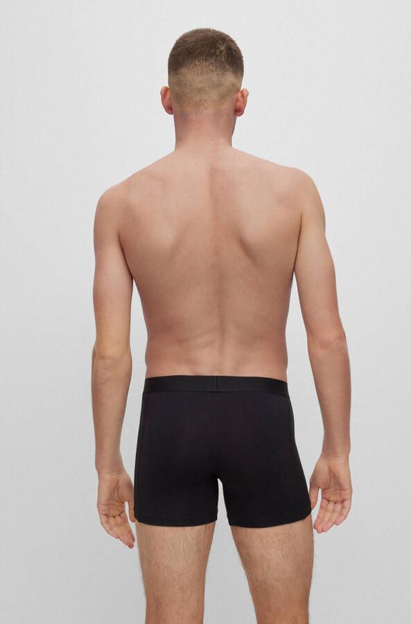 BOSS Boxershort BoxerBr 2P UltraSoft met tonale logo-elastisch tailleband (2 stuks Set van 2) - Foto 2