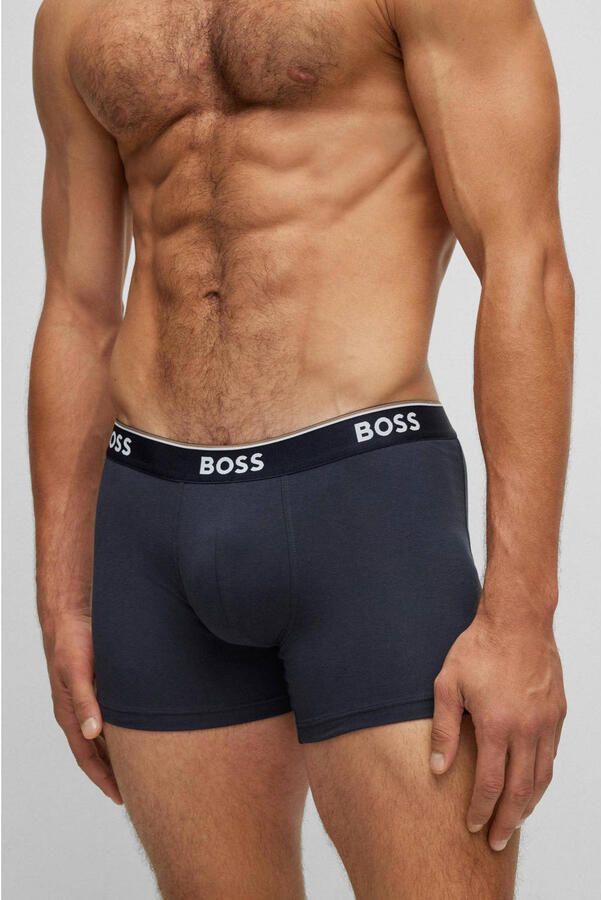Boss Boxershort met elastische band met logo in een set van 3 stuks - Foto 2