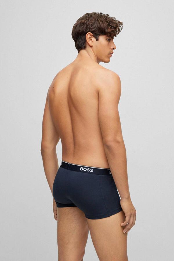 Boss Boxershort met elastische band met logo in een set van 3 stuks