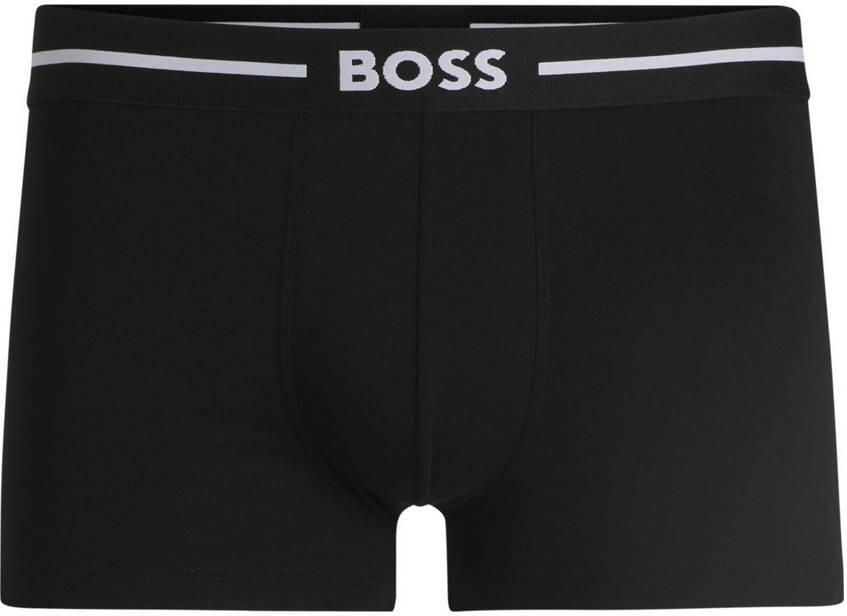 Boss Boxershort met elastische logoband in een set van 3 stuks
