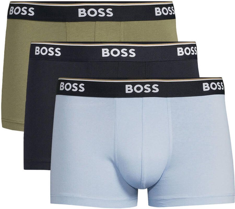 Boss Boxershorts van katoenmix in set van 3 model 'TRUNK 3P POWER'