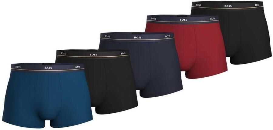 Boss Broek & boxershort van katoenmix in set van 5 model 'Essential'