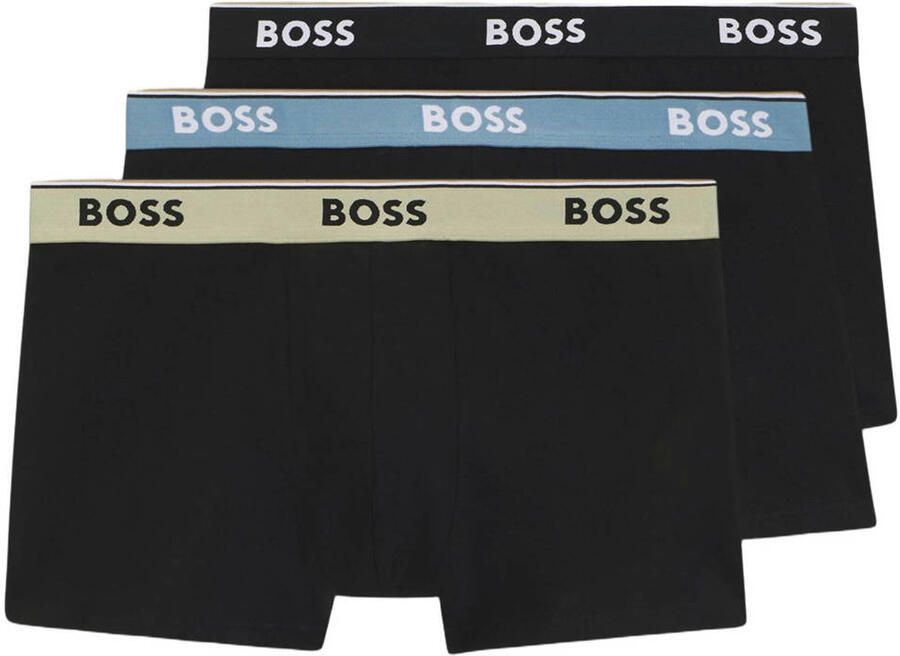 Boss Trunks van katoenmix in een set van 3