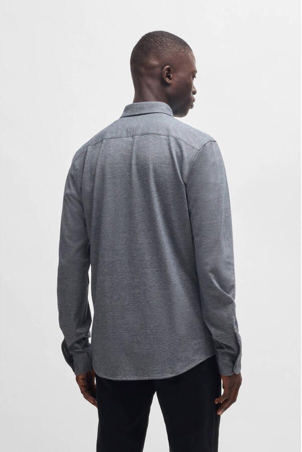 BOSS ORANGE Heren Overhemden Mysoft Grijs - Foto 6