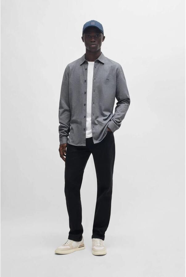 BOSS ORANGE Heren Overhemden Mysoft Grijs - Foto 5