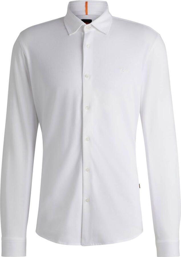 Boss Orange Overhemd met lange mouwen Mysoft_2_M met geborduurd boss-logo - Foto 5