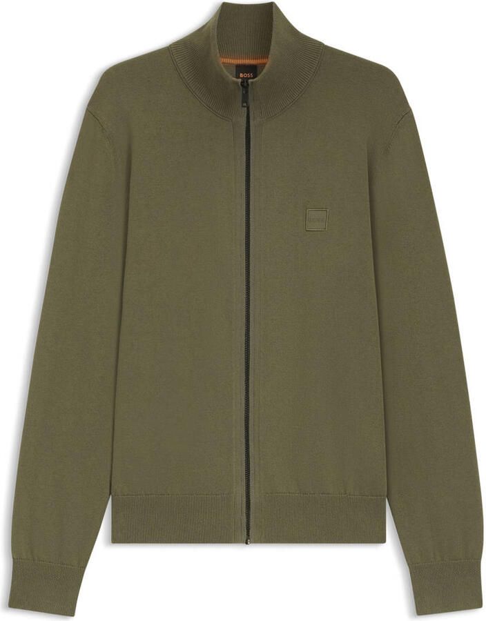 BOSS ORANGE Heren Truien & Vesten Kanozip_s 10272322 01 Groen - Foto 5