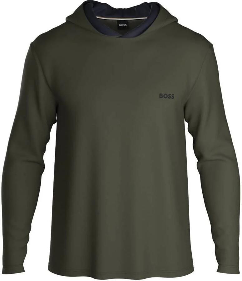 BOSS hoodie donkergroen