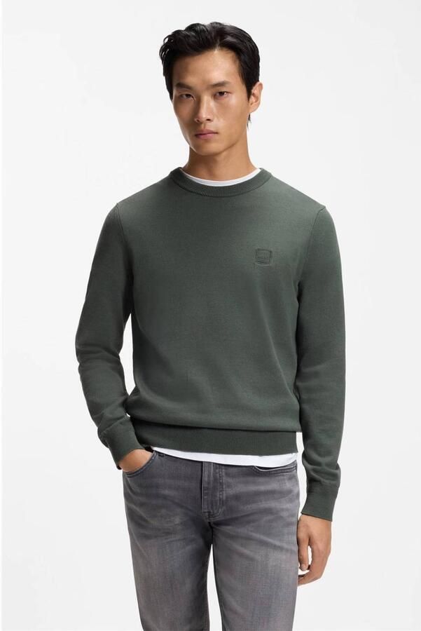 Boss Orange pullover in regular fit van mix van katoen en kasjmier model 'Kanovano_S' - Foto 2