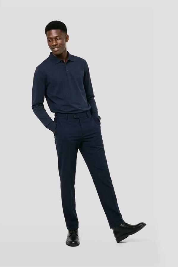 BOSS BLACK Heren Polo's & T-shirts Pado 30 Blauw - Foto 6