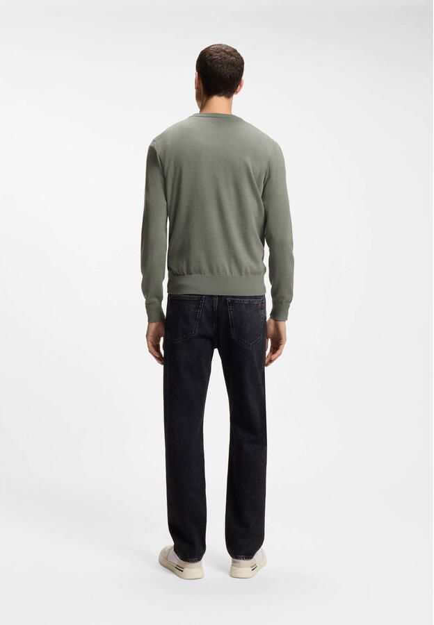 Boss Orange Regular fit gebreide pullover van een mix van katoen en kasjmier model 'KANOVANO_S' - Foto 6