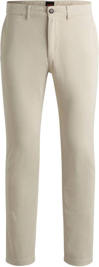 Boss Orange Regular fit chino van katoenmix model 'CHINO Regular 1'