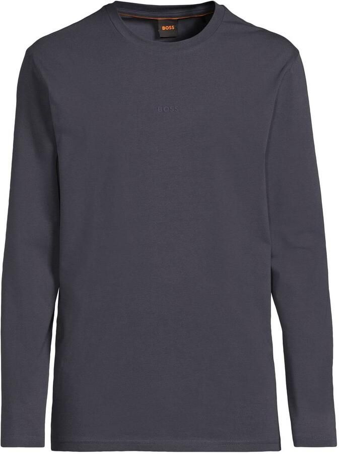 BOSS regular fit longsleeve donkerblauw - Foto 2