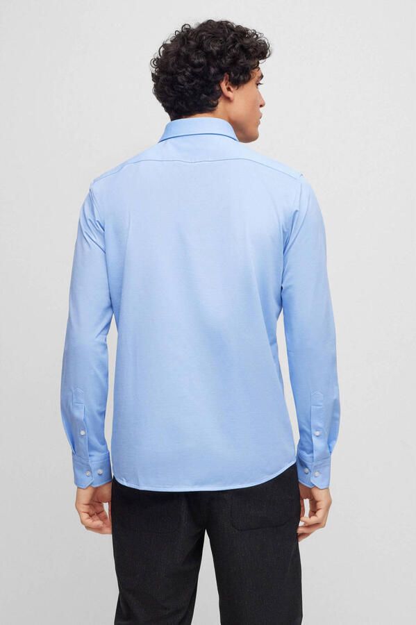 Boss Regular fit zakelijk overhemd van een katoenmix