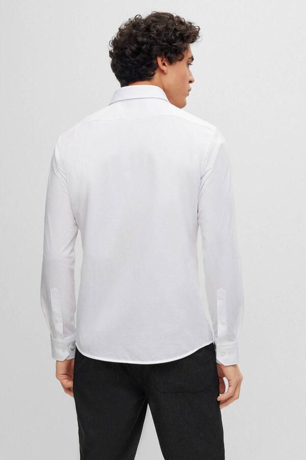 Boss Regular fit zakelijk overhemd van een katoenmix