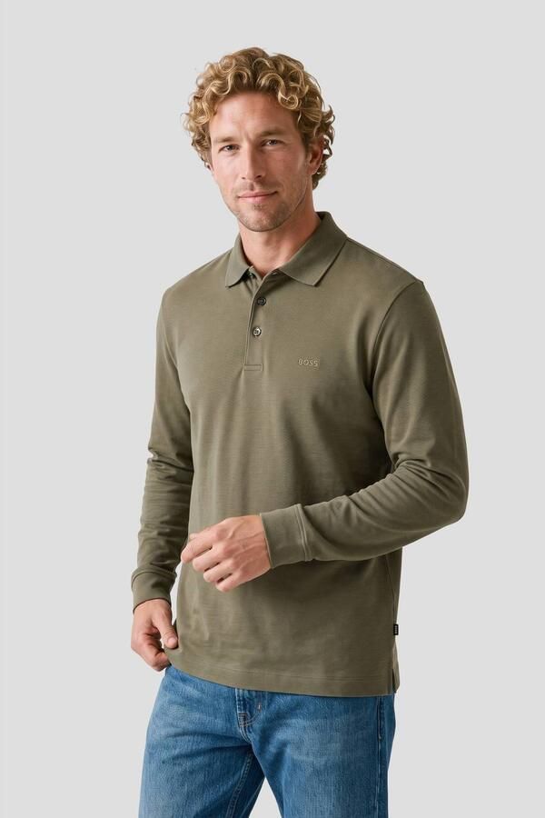 BOSS BLACK Heren Polo's & T-shirts Pado 30 Groen - Foto 5