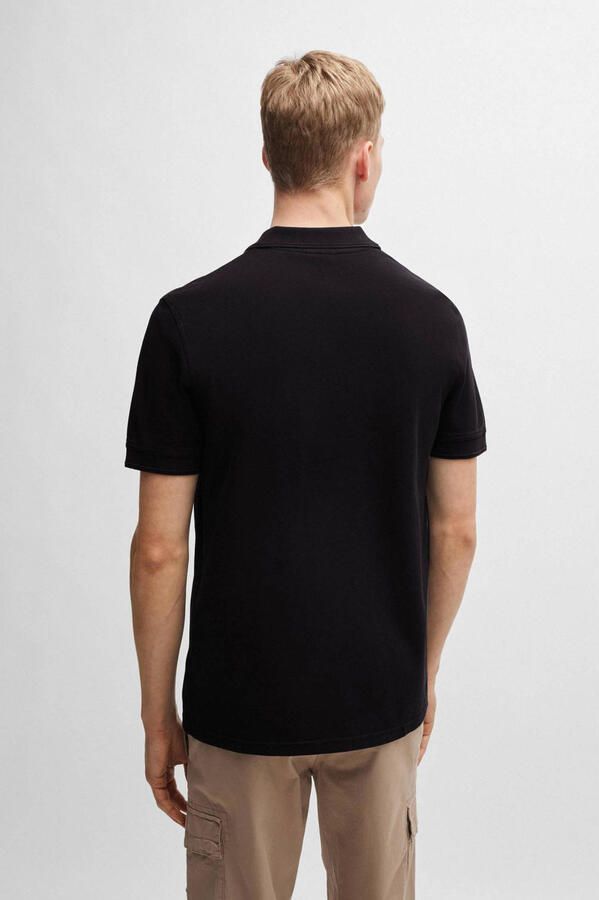 Boss Orange Slim fit poloshirt met korte knoopsluiting model 'Prime' - Foto 2