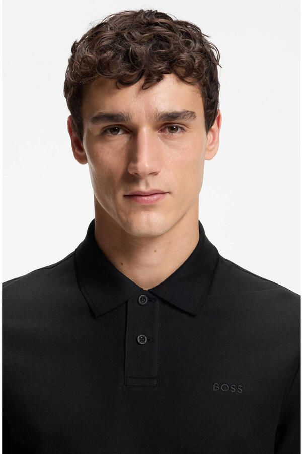 BOSS regular fit polo zwart - Foto 2