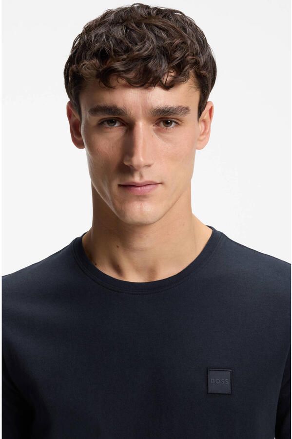 Boss Orange Regular fit T-shirt van puur katoen model 'TALES' - Foto 3