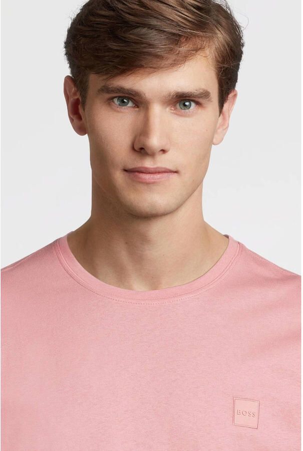 Boss Orange T-shirt Tales met boss-borduursel op de borst - Foto 2