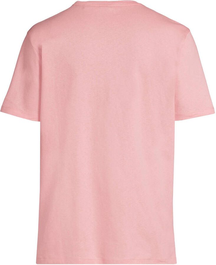 Boss Orange T-shirt Tales met boss-borduursel op de borst