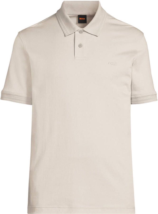 Boss Orange regular fit poloshirt van puur katoen model 'INTERLOCK'