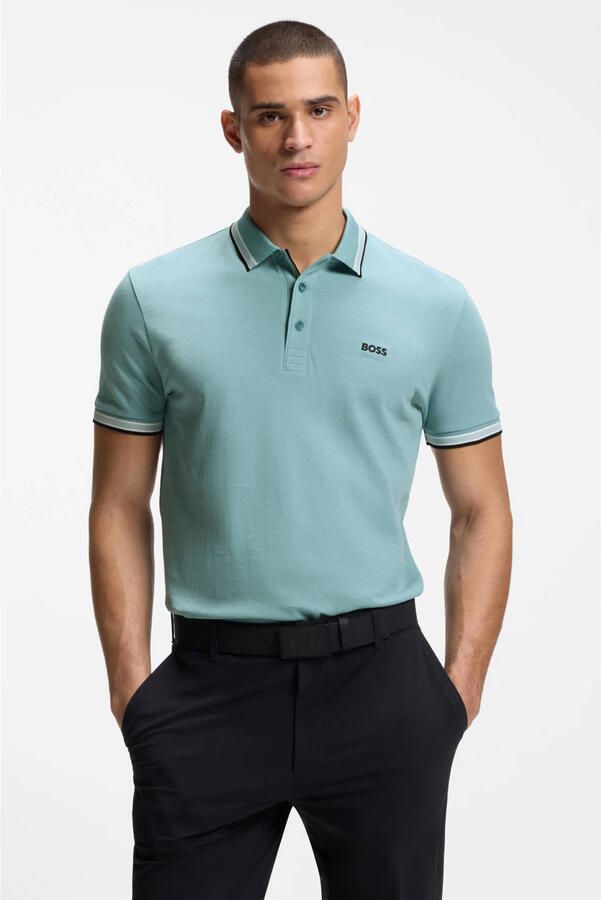 BOSS Green Regular fit Poloshirt van puur katoen model 'PADDY'