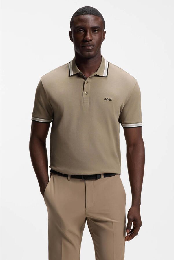 BOSS Green Regular fit Poloshirt van puur katoen model 'PADDY'