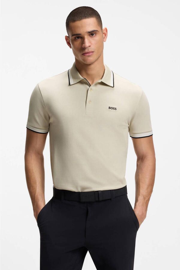 BOSS Green Regular fit Poloshirt van puur katoen model 'PADDY'