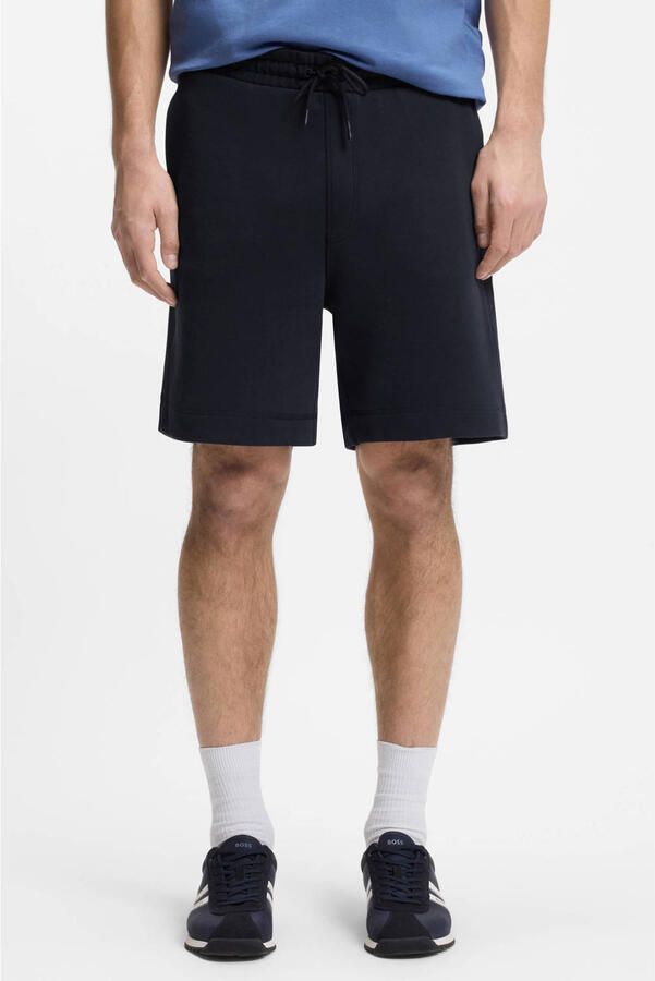 Boss Orange Stijlvolle Sewalk Donkerblauwe Shorts Blue Heren
