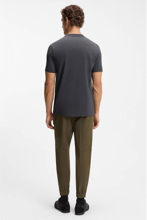 BOSS Green Regular fit T-shirt van katoenmix model 'TEE' - Foto 3