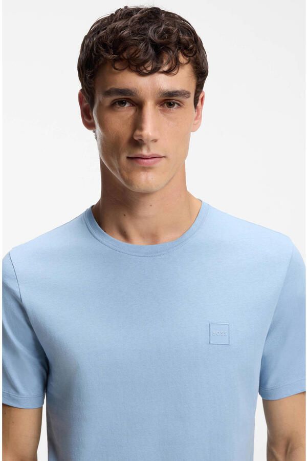Boss Orange Regular fit T-shirt van puur katoen model 'TALES' - Foto 3